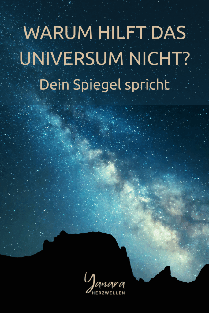 Manchmal fühlt es sich an, als würde das Universum schweigen. Doch oft ist das kein „Nein“ – sondern ein Hinweis. In diesem Beitrag erfährst du, woran es wirklich liegt, wenn nichts in Bewegung kommt. #universumhilftnicht #zeichenuniversum #spirituelleentwicklung #innereausrichtung #energie