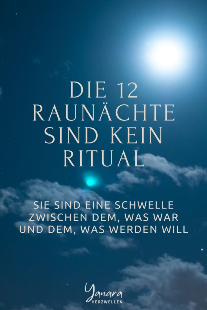 Viele sprechen über Rituale, doch die Kraft der Raunächte liegt tiefer. Sie sind eine Schwelle zwischen dem, was war, und dem, was sich neu ordnen will. Gedanken, Träume und Gefühle geben Hinweise auf deine innere Ausrichtung für das kommende Jahr.