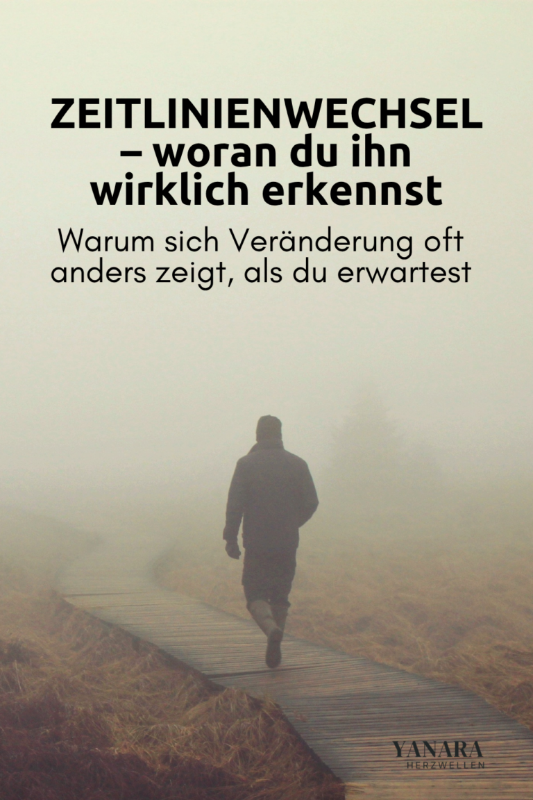 Was bedeutet ein Wechsel der Zeitlinien und woran kannst du einen Zeitlinienwechsel erkennen? Erfahre, wie Zeitlinien spirituell verstanden werden, welche Rolle Bewusstsein, innere Ausrichtung und Entscheidungen spielen und warum du für Veränderung nicht dauerhaft „höher schwingen“ musst. Eine differenzierte Betrachtung von Bewusstseinswandel, Schwingungserhöhung und gelebter Veränderung.