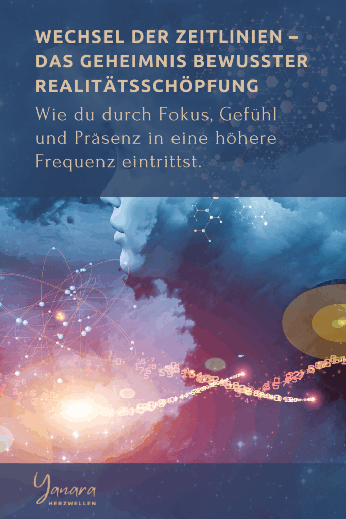 Jede Realität existiert bereits. Lerne, wie du durch Fokus, Gefühl und Präsenz deine Schwingung veränderst und in eine neue Zeitlinie eintrittst. Für alle, die den Quantensprung ins neue Bewusstsein wagen.