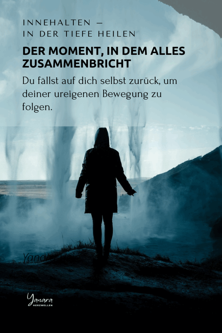 Innehalten öffnet den Raum zwischen Reiz und Reaktion – dort beginnt deine tiefste Heilung.