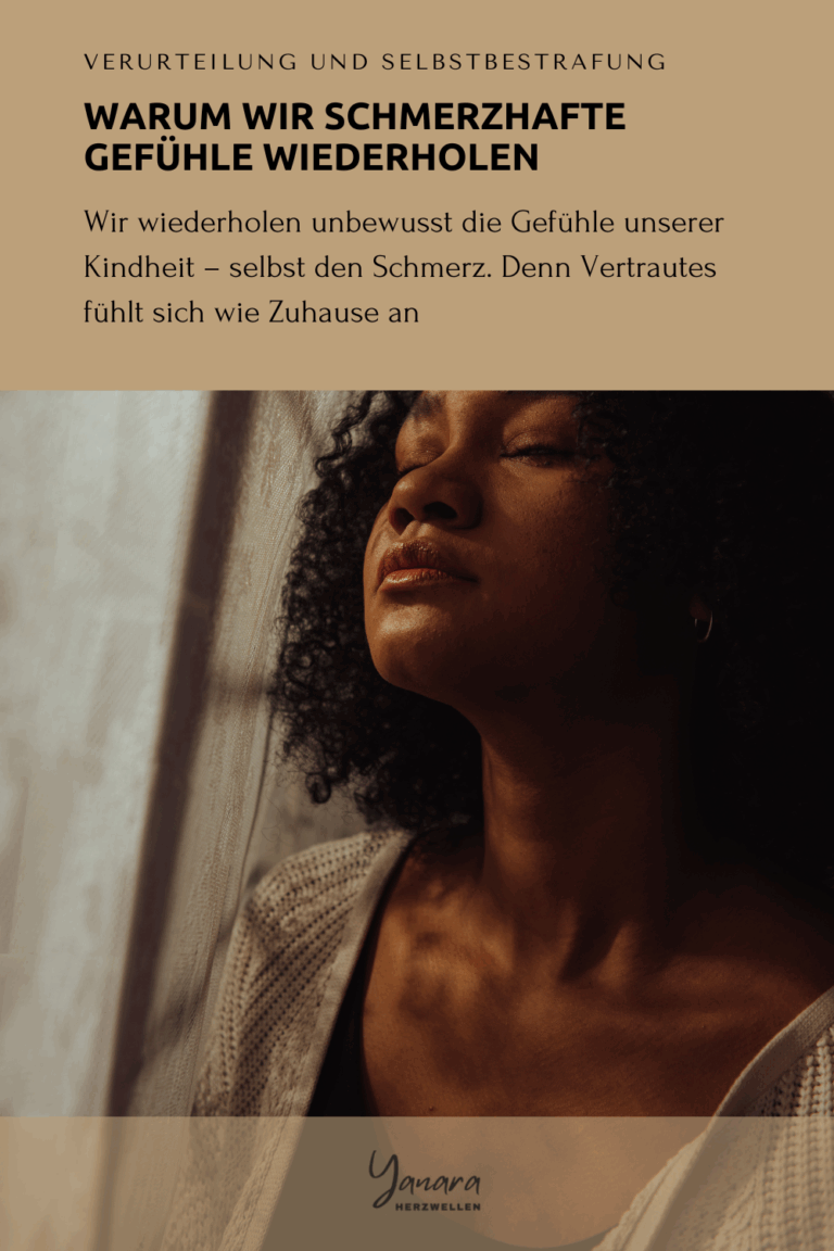 Auch Schmerz kann vertraut wirken. Wir erschaffen oft unbewusst die Emotionen unserer Kindheit, weil sie sich sicher anfühlen.