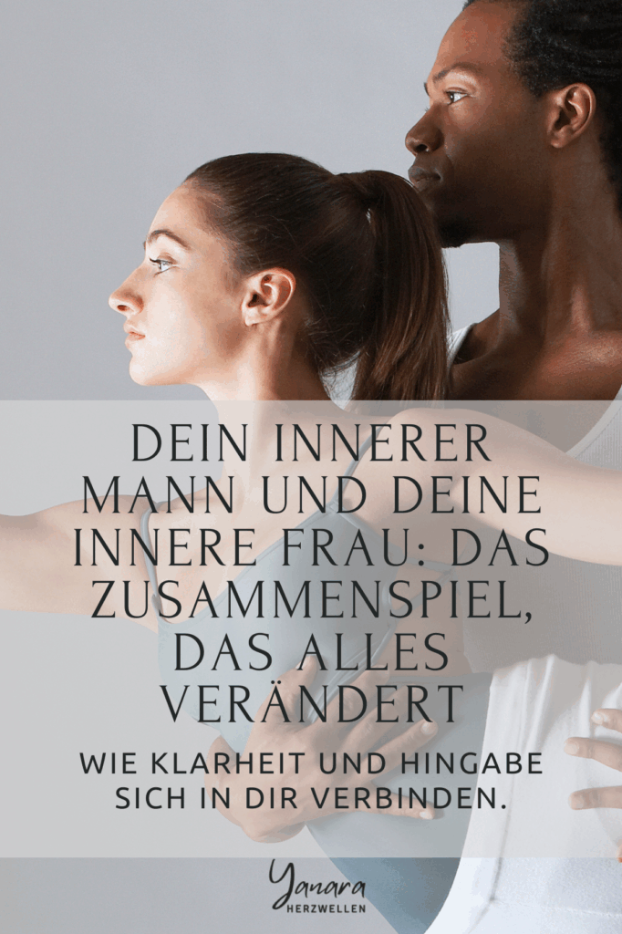 Weibliche Manifestation vereint zwei Bewegungen: das Werden des inneren Mannes und das Sein der inneren Frau. Dieser Artikel erklärt, wie kraftvoll beide Anteile zusammenwirken