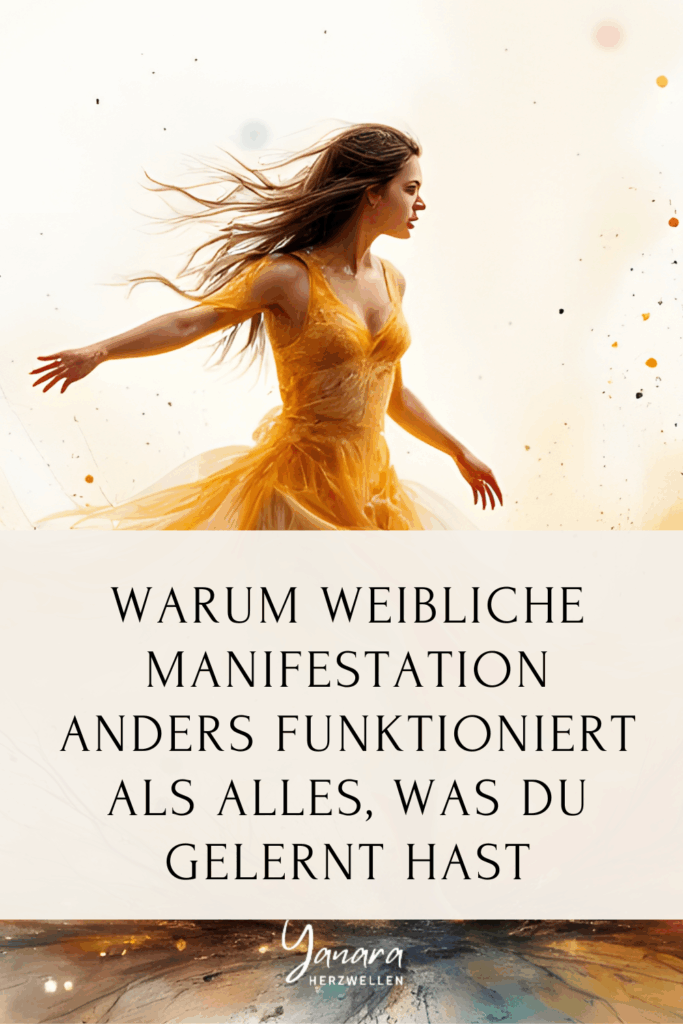 Weibliche Manifestation ist nicht zielorientiertes Denken, sondern ein Zusammenspiel von Hingabe, Klarheit und innerer Ausrichtung. Erfahre, wie Manifestation funktioniert, wenn du dich nicht mehr antreibst, sondern empfängst.