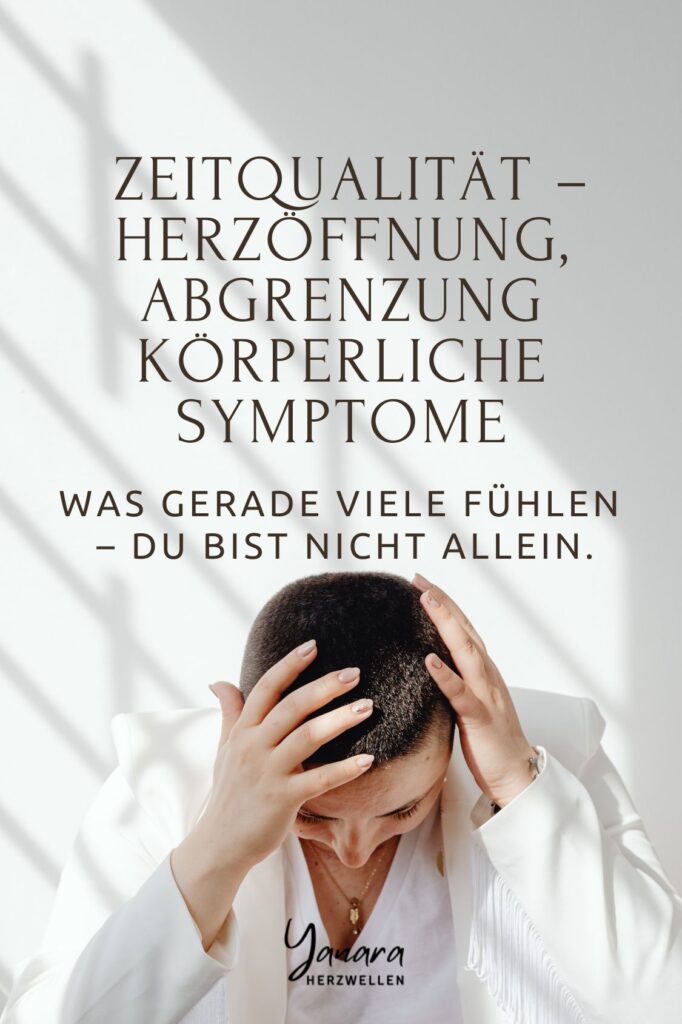 Reinigung, Müdigkeit, emotionale Intensität: Der Körper klärt sich, wenn Herz und Grenzen sich verändern. Erfahre die Hintergründe der aktuellen Zeitqualität.