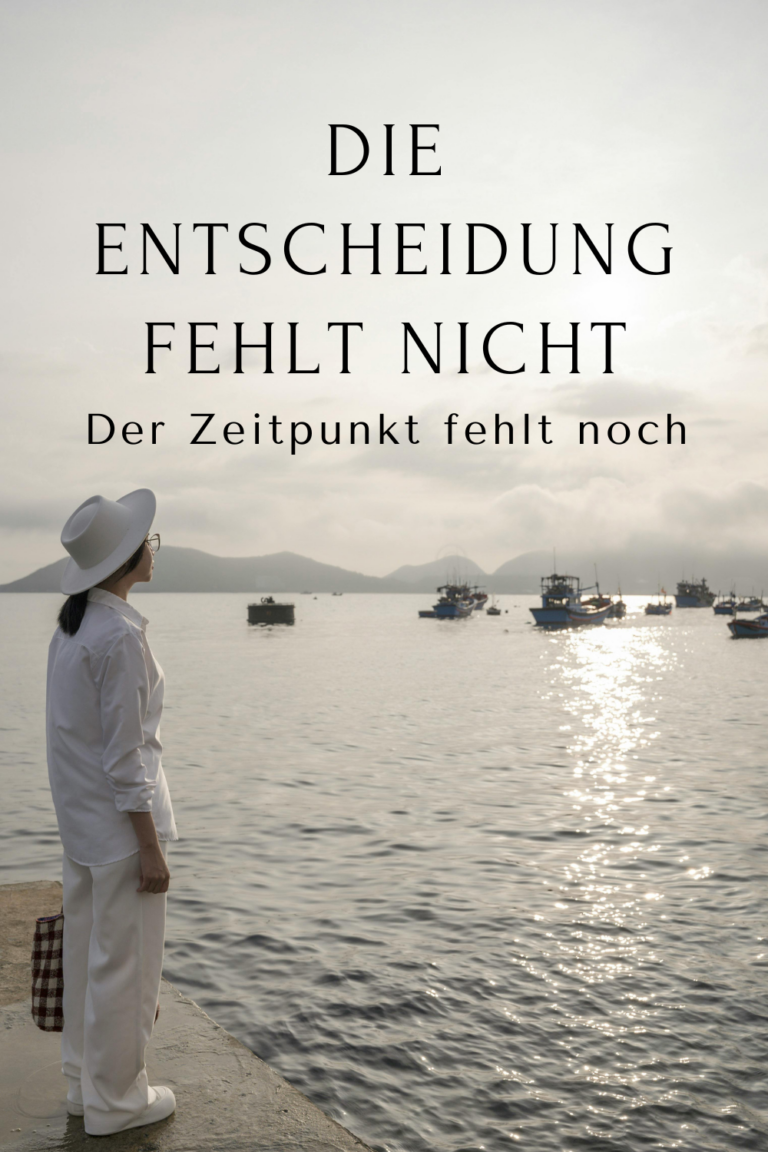 Du suchst nach der richtigen Wahl, doch nichts fühlt sich eindeutig an. Manche Entscheidungen entstehen erst, wenn innerlich genug Ruhe da ist – nicht wenn du länger darüber nachdenkst.