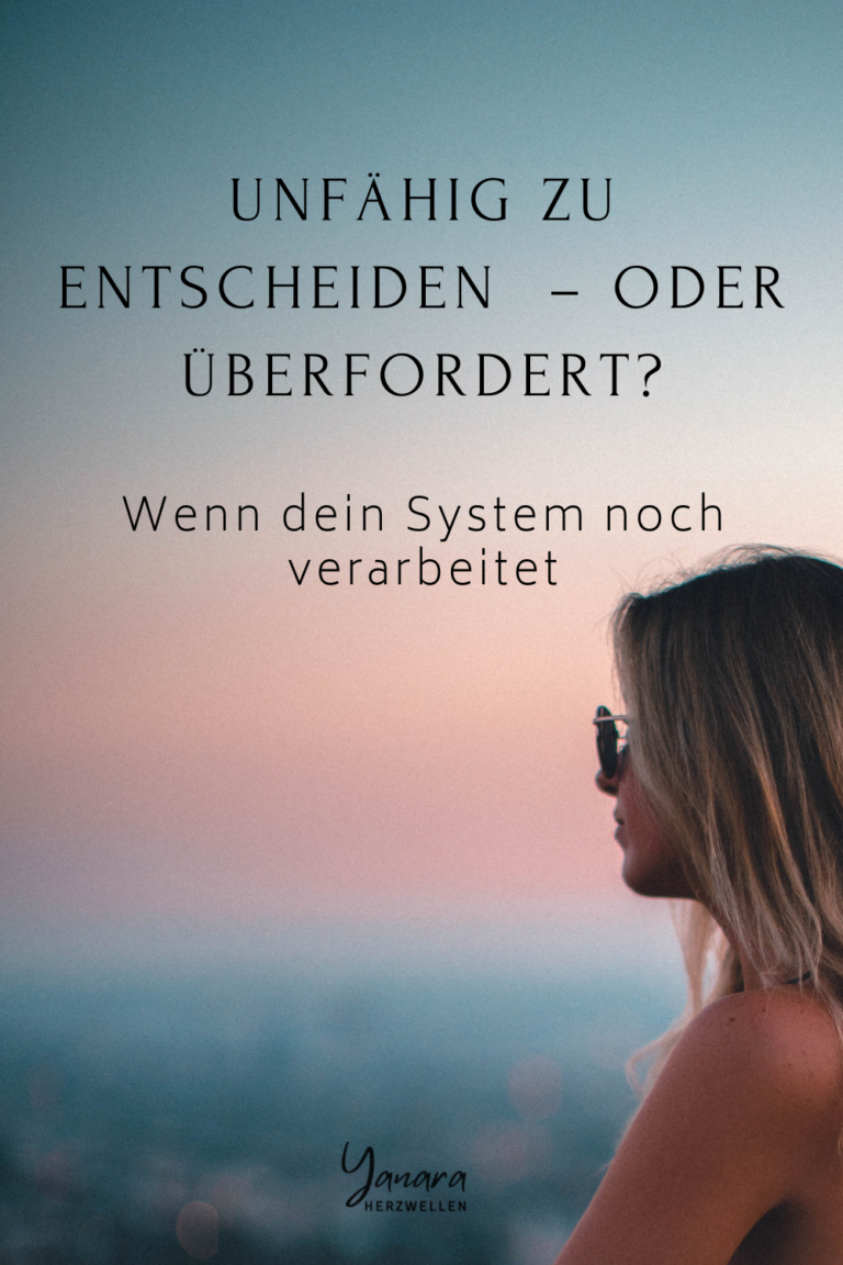 Du denkst nach, prüfst Optionen und trotzdem entsteht kein klares Ja. Nicht immer fehlt Klarheit. Manchmal ist dein Organismus noch dabei, Erfahrungen zu verarbeiten, bevor Richtung spürbar wird.