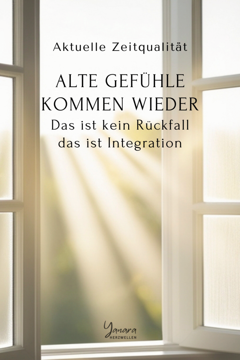 Viele halten es für einen Rückschritt, wenn alte Muster wieder spürbar werden. Doch in der aktuellen Zeitqualität zeigt sich oft das Gegenteil. Wenn genug innere Sicherheit da ist, kann das Nervensystem Gefühle freigeben, die lange gebunden waren. Ein natürlicher Prozess im kollektiven Bewusstseinsfeld.