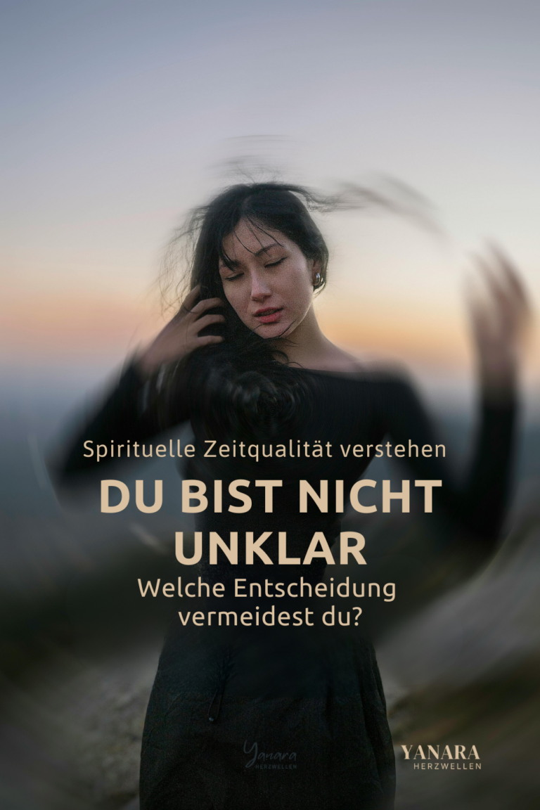 Du weißt längst, was für dich stimmt und gehst trotzdem nicht los? Du schiebst Entscheidungen auf, erklärst sie dir noch einmal oder wartest auf den „richtigen Moment“. Doch innerlich ist längst klar, worum es geht. In der aktuellen Zeitqualität wird genau das spürbar: Klarheit lässt sich nicht mehr ignorieren. Dieser Artikel zeigt dir, warum sich genau dadurch Druck aufbaut und was sich gerade wirklich in dir verändert.