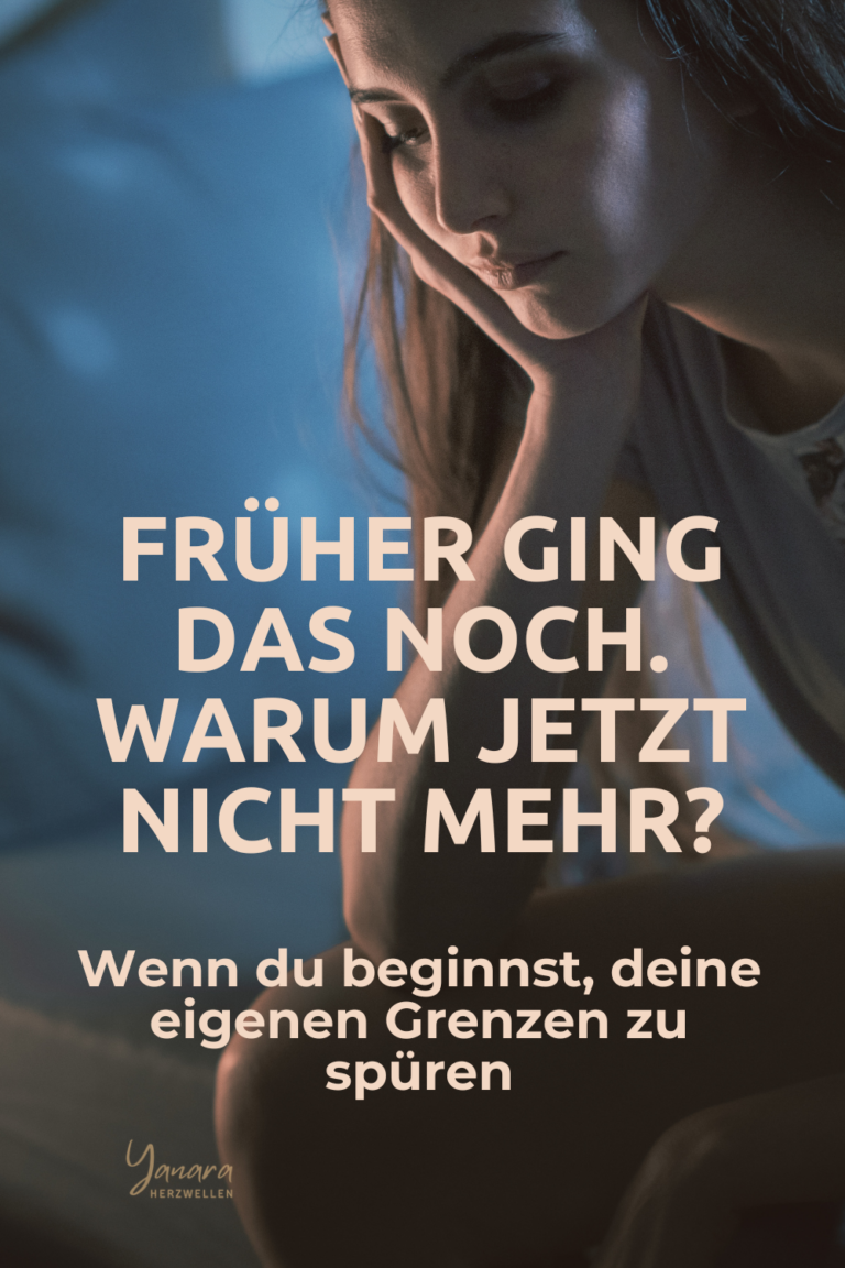 Früher konntest du vieles einfach mittragen, doch plötzlich kostet es Kraft. Wenn du beginnst, deine eigenen Grenzen zu spüren, verändert sich mehr, als du denkst. Warum sich deine Wahrnehmung verändert und was das mit weiblicher Energie im Wandel zu tun hat.